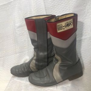 Italian leather motorcycle boots size 10